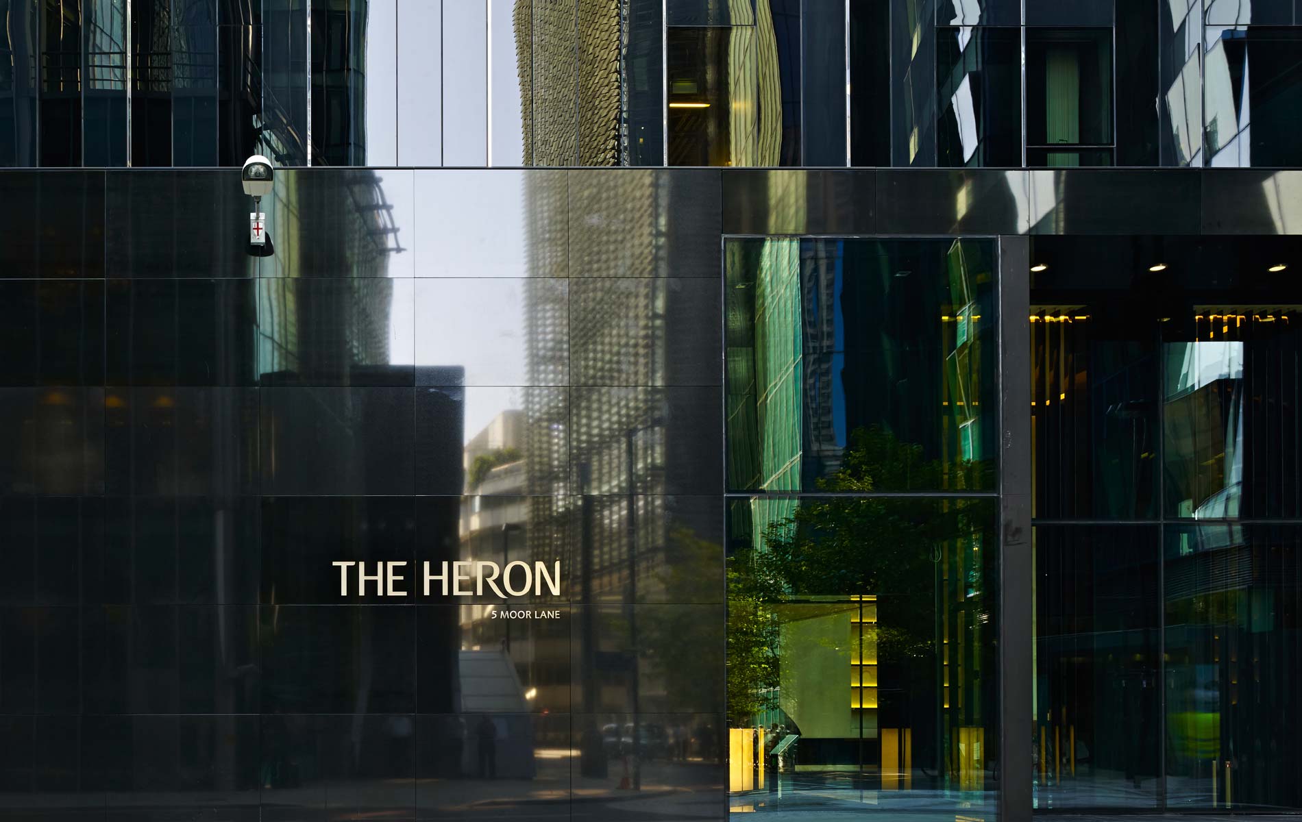 The Heron entrance